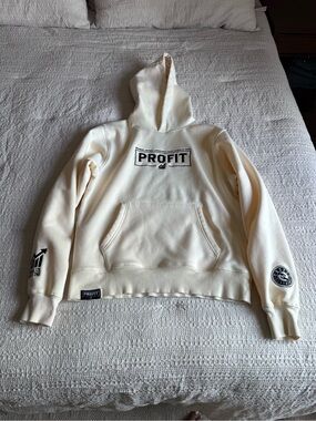 Profit Cream Hoodie - Unisex Pullover Sweatshirt